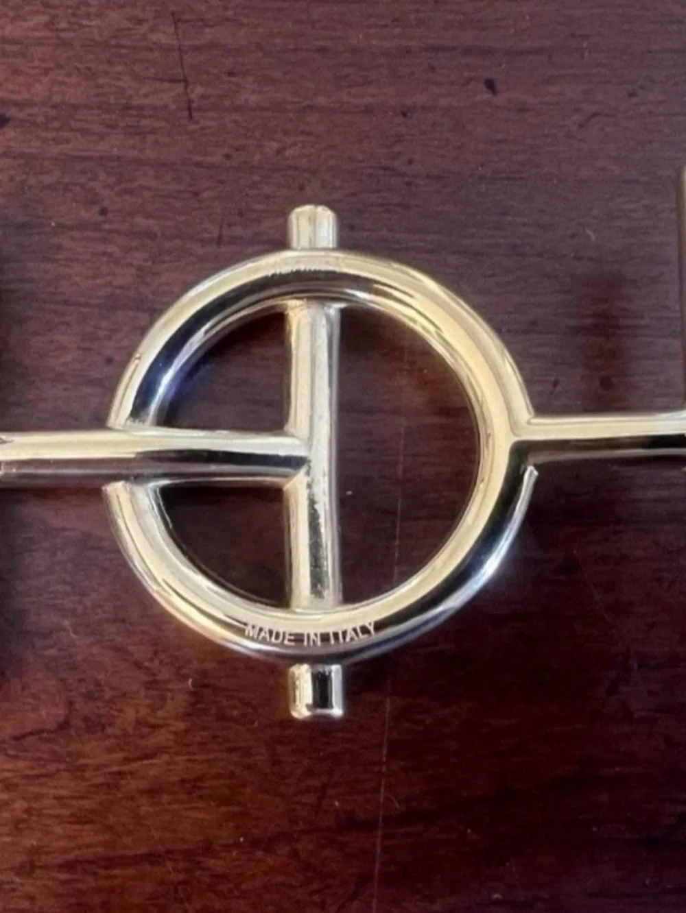 Hermes Ulysse Gold Belt Buckle  38mm w/ Dust Bag - Picture 3 of 5